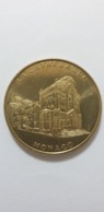 La Cathédrale De Monaco, Medaille De La Monnaie De Paris, Jeton Touristique, Non-daté, Couleur Doré - Undated