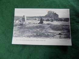 VINTAGE UK CORNWALL: SCILLY St Mary's Buriel Place Of Sir Cloudsley Shovel B&w Valentine - Scilly Isles