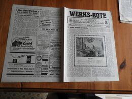 Zeitschrift "Werks-Bote 1929" Benrath , Reisholz Und Hilden. - Hobby & Sammeln
