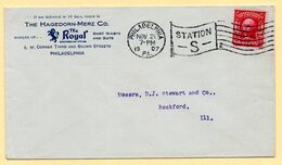 USA. Cover From Philadelphia To Rockford, Illinois. Nov-21-1907. - Cartas