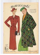 Nouveauté N°13 De 1937 Les Blouses Chemisier à Rayures Robe De Piqué - Designermode