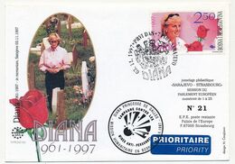 BOSNIE-HERZEGOVINE - DIANA, Princesse De Galles - Premier Jour + Cachet Privé Mission Humanitaire En Bosnie 1997 - Bosnië En Herzegovina
