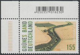 !a! GERMANY 2020 Mi. 3529 MNH SINGLE From Upper Left Corner - Conservation Project "Green Belt Germany" - Unused Stamps