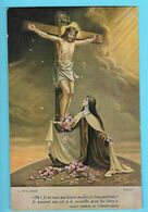 CHRISTIANISME---Jésus Sur La Croix---sainte Thérèse De L'enfant-jésus---voir 2 Scans - Jesus