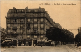 CPA PARIS 19e - Rue Manin Et Place Armand Carrel (82822) - Arrondissement: 19