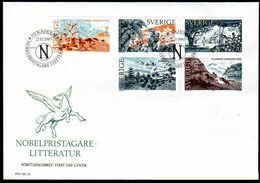 SWEDEN 1985 Nobel Literature Prizewinners FDC. Michel 1364-68 - FDC