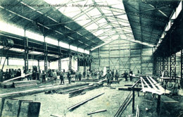 AR 893 /  C P A - BELGIQUE- GALMAERDEN  GAMMERAGES YZERFABRIEK  -ATELIER DE CONSTRUCTION - Galmaarden