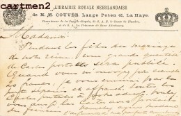 Den Haag 's-Gravenhage LIBRAIRIE ROYALE NEERLANDAISE M.M. COUVEE LANGE POTEN 41 LA HAYE NEDERLAND PUBLICITY - Brieven En Documenten