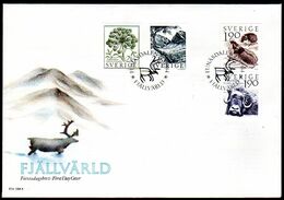 SWEDEN 1984 Mountain Flora And Fauna FDC. Michel 1272-75 - FDC