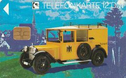 ALEMANIA. Historic Postbuses 1 - Rural Postal Vehicles (1928). DE-E 09/93. (489) - E-Series: Editionsausgabe Der Dt. Postreklame