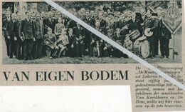 LOKEREN-HEYENDE..1936.. DE MUZIEKVERENIGING " DE MOEDIGE VLAMINGEN " BESTAAT 50 JAAR - Ohne Zuordnung