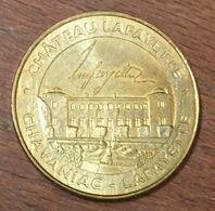 43 CHAVANIAC CHÂTEAU DE LAFAYETTE MDP 2012 MINI MÉDAILLE SOUVENIR MONNAIE DE PARIS JETON TOURISTIQUE MEDALS COINS TOKENS - 2012