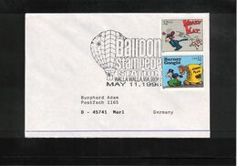 USA 1996 Hot Air Balloons Event Interesting Letter - Luchtballons