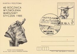 POLOGNE MUSIQUE 1985 OBLITERATION FESTIVAL MUSICAL - Maschinenstempel (EMA)