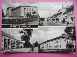 Germany: PRITZWALK - Bahnhof, Karl-Marx-Straße, Schöhagener Straße, Kulturhaus "Erich Weinert" - 1970s Unused - Pritzwalk