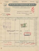 Facture - ED. Haseldonck & Cie - Papeterie Générales Belges - Bruxelles - 1930 - Old Professions