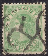 Victoria Australia 1901 QV 6d Emerald Green Used SG 380 ( K1361 ) - Neufs