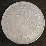 BOLIVIE - BOLIVIA - 50 CENTAVOS 1995 - KM 204 - Bolivie