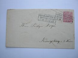 1869 , BERLIN - Potsdamer Bahnhof, Klarer Stempel Auf Ganzsache - Entiers Postaux