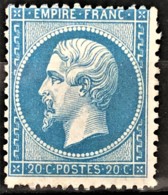 FRANCE 1862 - * (charnière/gomme) - YT 22 - 20c - 1862 Napoleon III