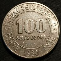 PEROU - PERU - 100 SOLES DE ORO 1980 - KM 283 - Perú