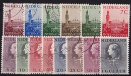 1951-58 C.I.D.J. Dienstzegels 2 Complete Series NVPH D 27 / 32 - 33 / 40 - Officials