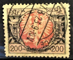 POLAND 1923 - Canceled - Sc# 166 - 200 Mk - Gebraucht