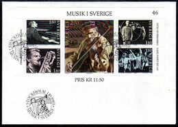 SWEDEN 1983 Music In Sweden FDC. Michel Block 11 - FDC