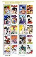 Japan, 2009, Mi. 4876-4885, 50th Anniversary Of The Japanese Weekly Comic Books For Boys (I!), Sheet Of 10, MNH - Stripsverhalen