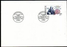 SWEDEN 1983 Swedish-American Friendship FDC. Michel 1232 - FDC