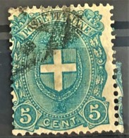 ITALY / ITALIA 1897 - Canceled - Sc# 75 - 5c - Afgestempeld