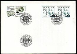 SWEDEN 1982 Europa: Historic Events FDC. Michel 1187-88 - FDC