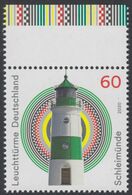 !a! GERMANY 2020 Mi. 3552 MNH SINGLE W/ Top Margin - Lighthouses: Schleimünde - Unused Stamps