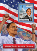 Guinea - Bissau 2012 - Barack Obama Reelection 2012. Y&T 832, Mi 6371/Bl.1115 - Guinea-Bissau