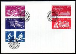 SWEDEN 1981 Sweden In The World FDC. Michel 1160-65 - FDC