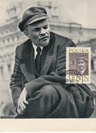 Carte Maximum Pologne 1964 Lénine Lenin - Cartes Maximum