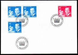 SWEDEN 1980 Line Of Succession FDC.  Michel 1101-02 - FDC