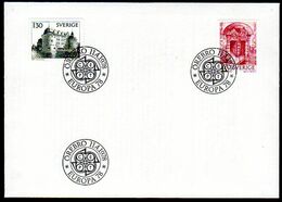 SWEDEN 1978 Europa: Architecture  FDC.  Michel 1014-15 - FDC