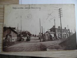 ERAGNY Sur OISE Passage à Niveau Et La Gare - Eragny