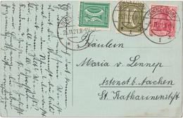 Stamped Card Dusseldorf 1921 - Storia Postale