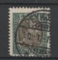 (SA0539) ICELAND, 1902 (King Christian IX, 4a., Deep Green And Black). Official Stamp. Mi # O18. Used Stamp - Service