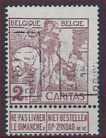 Zegel Nr. 85 MONTALD Voorafgestempeld Nr. 1734 In Positie A BRUSSEL 1911 BRUXELLES ; Staat Zie Scan ! - Rollenmarken 1920-29