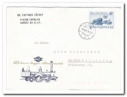 1993, Letter From Tapolca To Vilshofen Germany, Train - Storia Postale