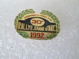 PIN'S   RALLYE JEANNE JEANNE D ARC 1992 - Rallye
