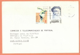 Espagne 1988 - Envelope Spain/ Bilbau To Lisbon /Portugal - Autres & Non Classés