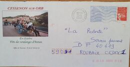 CESSENON SUR ORB - 12 Avril 2001 - Hérault - Fête Des Vendanges - Charrette - Prêts-à-poster: Repiquages Privés