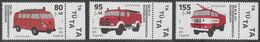 !a! GERMANY 2020 Mi. 3557-3559 MNH SET Of 3 SINGLES W/ Right Margins (a) - Historic Fire Trucks - Unused Stamps