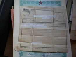 Telegram Tavirat Budapest  To Ujvidek Novi Sad 1943 WW2 - Telegrafi