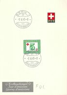 ET Bögli  "Sondermarke Schweiz. Rotes Kreuz"           1945 - Storia Postale