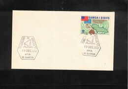 Western Samoa 1972 Space / Raumfahrt Apollo 17 Splash-down In South Pacific Interesting Letter - Oceanía